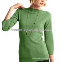 high quality and new style women cashmere pullover made in China